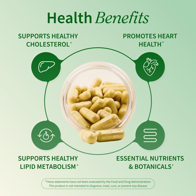 Cholesterol Health Support Supplement - 60 Capsules