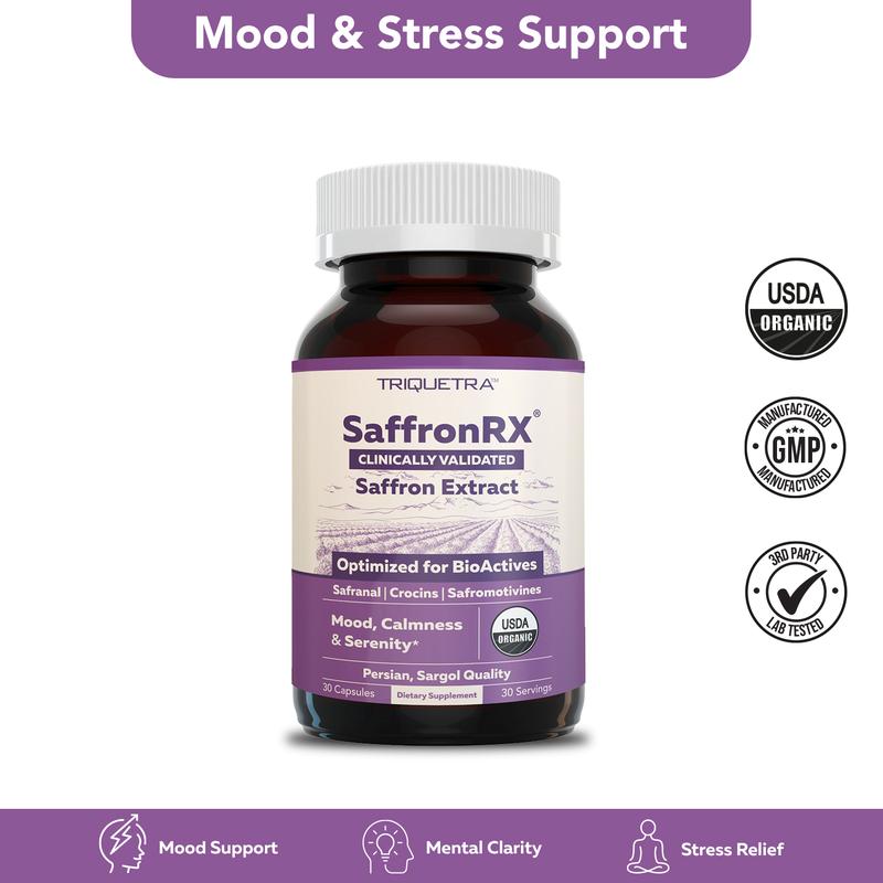 Saffron Mood & Stress Support - 30 Capsules