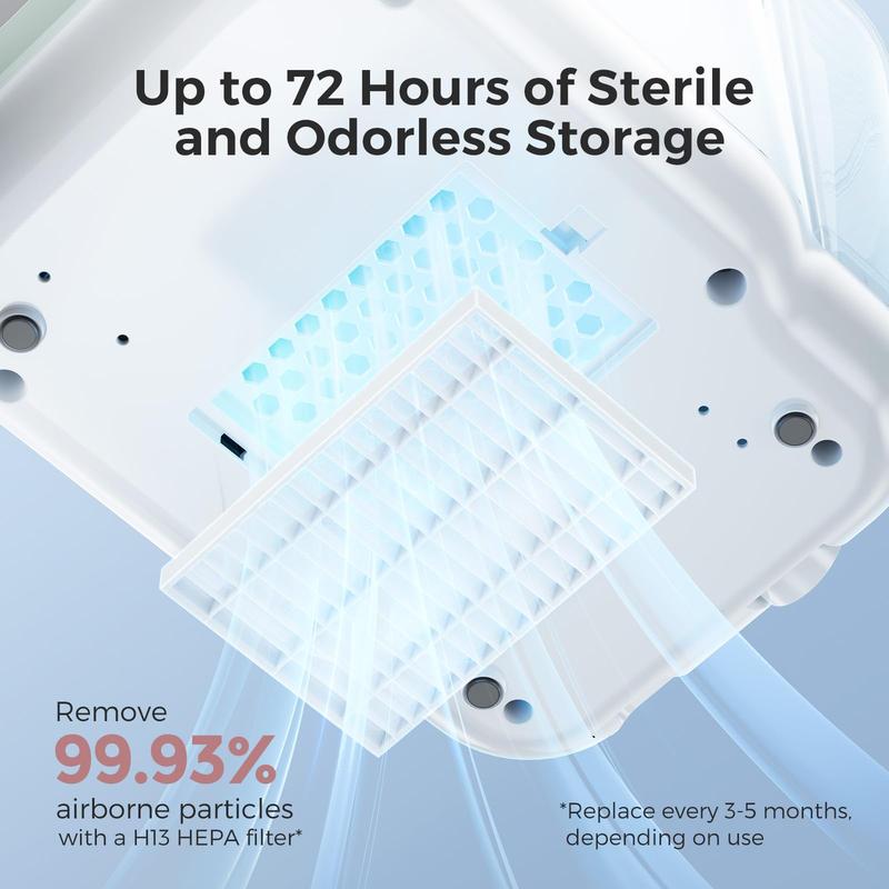Automatic Baby Bottle Washer with 300 Detergent Tablets