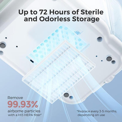 Automatic Baby Bottle Washer with 300 Detergent Tablets