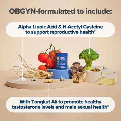 Male And Female Conception Support Bundle - 2 Bottles | 60 Capsules Each