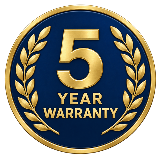 5-Year Ironclad Warranty