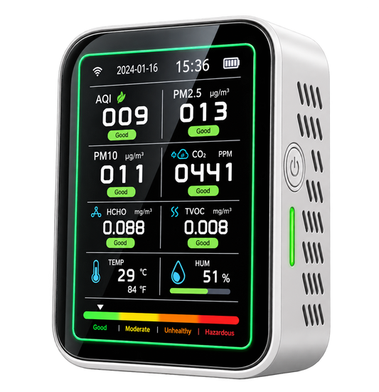 6-in-1 Silent Killer CO Detector