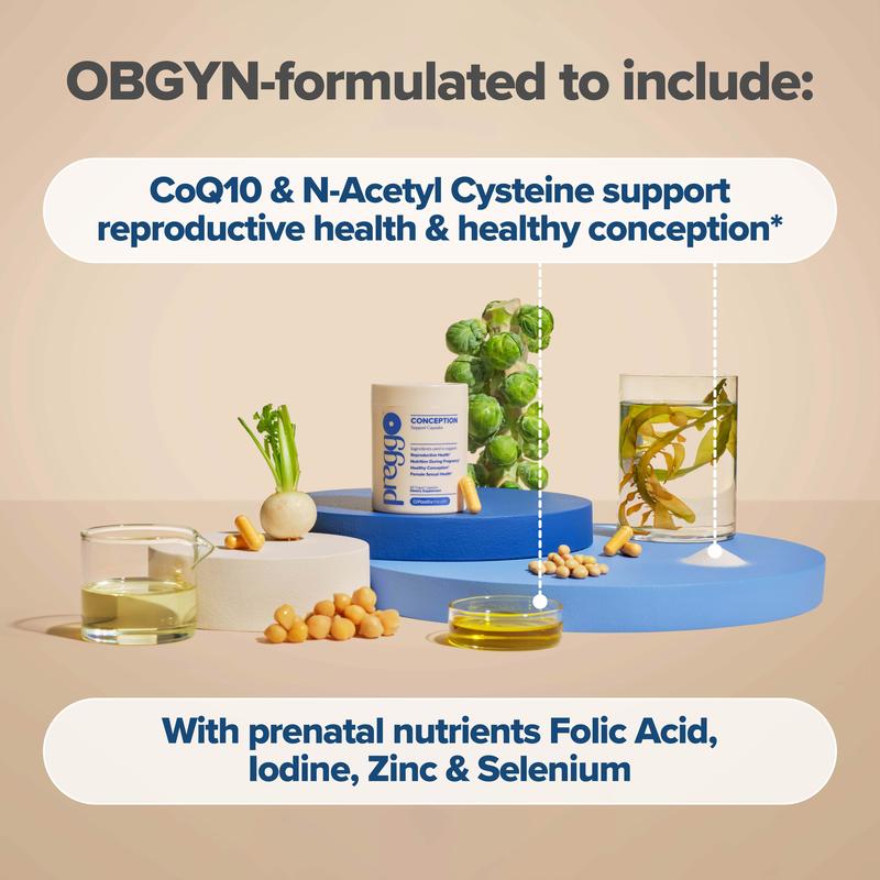 Male And Female Conception Support Bundle - 2 Bottles | 60 Capsules Each