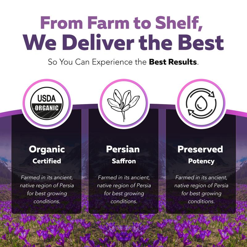 Saffron Mood & Stress Support - 30 Capsules