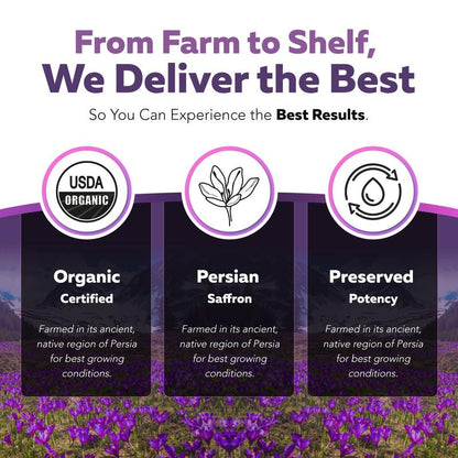 Saffron Mood & Stress Support - 30 Capsules